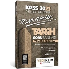 Yediiklim Yayınları KPSS 2023 Genel Kültür Tonyukuk Tarih Tamamı Çözümlü Soru Bankası