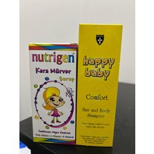Nutrigen Elderberry Kara Mürver Beta Glukan Şurup 200 ml Çocuk Şampuan Hediyeli