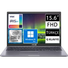 Asus X515EA-BQ1184A7 Intel Core i7-1165G7 16 GB 512 SSD Windows 10 Pro 15.6" FHD Taşınabilir Bilgisayar