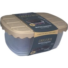 Sun Plastik 3 Adet Büyük Boy Saklama Kabı Seti