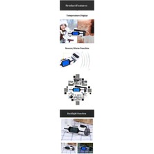 Haitun Taşınabilir Seyahat Dünya Saati Çalar Saat Elektronik Takvim Işlevli LED Işık LCD Ekran (Yurt Dışından)