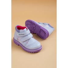 Şirin Bebe Ortopedik Cırtlı Lila Kız Çocuk Bot