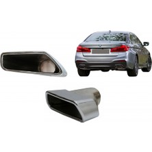 Bimbo Bmw 5 Serisi G30 M Tech Egzoz Ucu Seti Krom