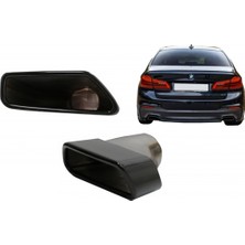 Bimbo Bmw 5 Serisi G30 M Tech Egzoz Ucu Seti Siyah
