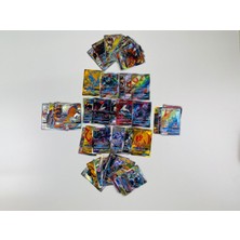 Abetto Market Pokemon Gx Oyun Kartı Özel Parlak Kart (50 Adet)