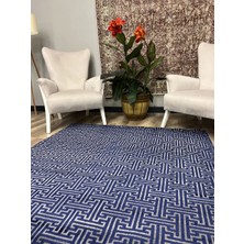 Hoom Rugs Milano 401 Lacivert Modern Salon Halısı