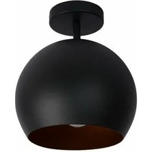 Riolight  Retro Rustik Oda,hol,cafe Için Tekli Metal Plofonyer Avize Şapka ÇAPI:20CM
