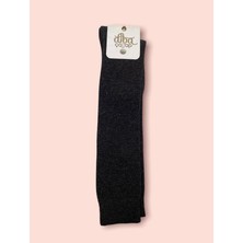 Diba Bayan Füme Yün Kışlık Dizaltı Çorap