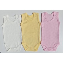 Özdemirli Bebe Jakarlı Klimalı Askılı Çıtçıtlı Badi 3 Lü Paket