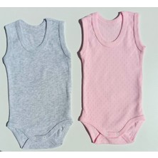 Özdemirli Bebe Jakarlı Klimalı Askılı Çıtçıtlı Badi 2 Li Paket