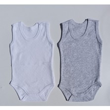 Özdemirli Bebe Jakarlı Klimalı Askılı Çıtçıtlı Badi 2 Li Paket