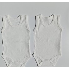 Özdemirli Bebe Jakarlı Klimalı Askılı Çıtçıtlı Badi (2 Li Paket)