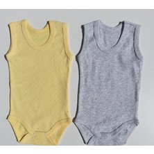 Özdemirli Bebe Jakarlı Klimalı Askılı Çıtçıtlı Badi 2 Li Paket