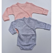 Özdemirli Bebe Jakarlı (Delikli ) 2'li Kruvaze Bady