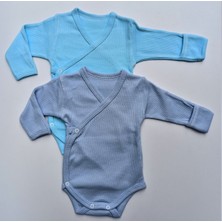 Özdemirli Bebe Jakarlı (Delikli ) 2'li Kruvaze Bady