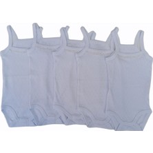 Özdemirli Bebe Jakarlı Klimalı Ip Askılı Çıtçıtlı Badi (5 Li Paket)