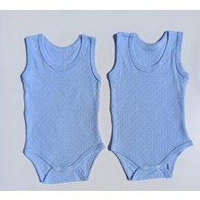 Özdemirli Bebe Jakarlı Klimalı Askılı Çıtçıtlı Badi 2 Li Paket