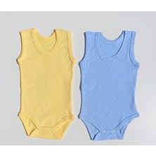 Özdemirli Bebe Jakarlı Klimalı Askılı Çıtçıtlı Badi 2 Li Paket
