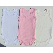 Özdemirli Bebe Jakarlı Klimalı Askılı Çıtçıtlı Badi 3 Lü Paket