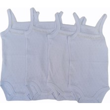 Özdemirli Bebe Jakarlı Klimalı Ip Askılı Çıtçıtlı Badi (4 Lü Paket)