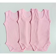 Özdemirli Bebe Jakarlı Klimalı Askılı Çıtçıtlı Badi 3 Lü Paket