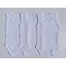 Özdemirli Bebe Jakarlı Klimalı Askılı Çıtçıtlı Badi 3 Lü Paket