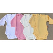 Bebedino Çıtçıtlı Badi Uzun Kol (4 Lü Paket)