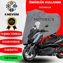 Motobros Yamaha Xmax 250 Motosiklet Branda (En Kalın) Kumaş Ömürlük Kullanım