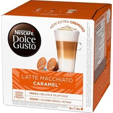 Nescafe Dolce Gusto Latte Macchiato Caramel New Extra Cremoso Dolcelatte 8 Kapsül