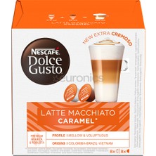 Nescafe Dolce Gusto Latte Macchiato Caramel New Extra Cremoso Dolcelatte 8 Kapsül