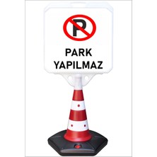 Burada Reklam ve Medikal Park Dubası Jumbo 55x50 Park Yapılmaz Kaldırım Yönlendirme A+ Plastik 124 Cm
