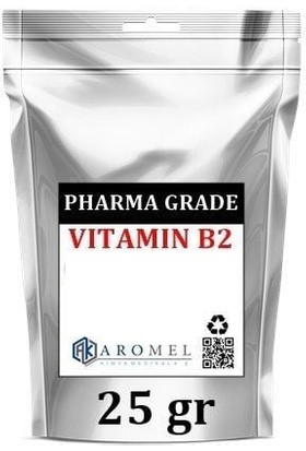 Aromel B2 Vitamini Riboflavin 25 gr Riboflavin Vitamin G