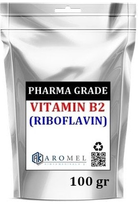 Aromel B2 Vitamini Riboflavin 100 gr Riboflavin Vitamin G