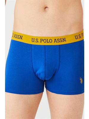 U.S. Polo Assn. Erkek Saks - Gri Melanj 3 Lü Boxer