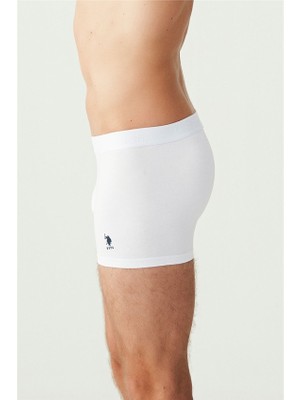 U.S. Polo Assn. Erkek Beyaz 3'lü Boxer 80173