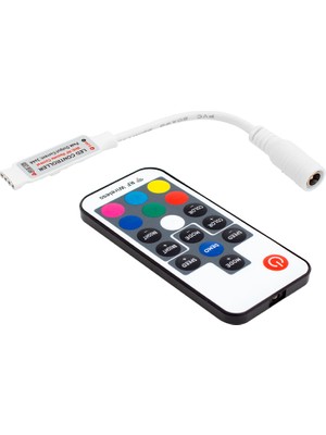 Powermaster Led Rgb Kontrol Devresi 12 Volt Rf Küçük Modüllü Uzak Mesafe Algılamalı