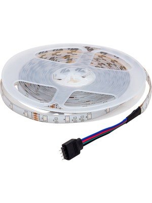 Ledon Powermaster PM-9383 Silikonsuz 5 Metre Rgb Şerit Led Animasyon Devreli ve Adaptör Set