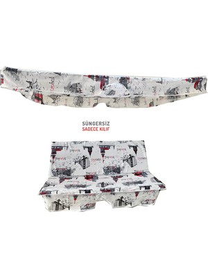 Nelson Salıncak Minder Kılıf Takımı(Süngersiz)2 Kişilik Vip Minder-Istanbul