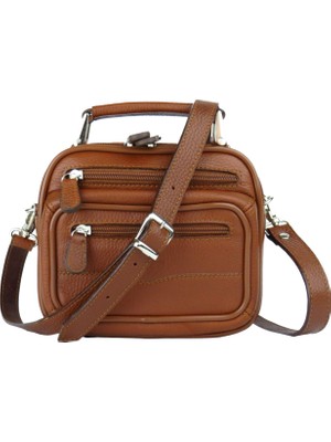 Erkek El ve Omuz Askılı Deri Çanta Hakiki Derisi