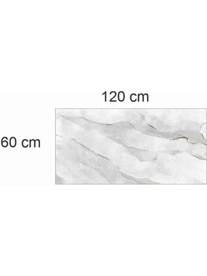 Engin Mutfak Tezgah Arası Altın Damarlı Mermer Desen Fayans Folyo Kaplama Sticker