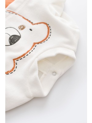 Baby Cosy Teddy Kadife Ayaklı Tulum - CSYK6012 - Rebebe