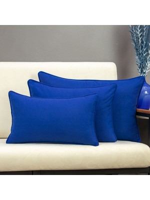 Conthes Duck Kumaş Sade Mavi Renk Kırlent Kılıfı