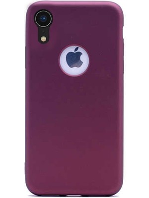Apsuwa Apple iPhone Xr Kılıf Premier Esnek Lüx Silikon Mürdüm