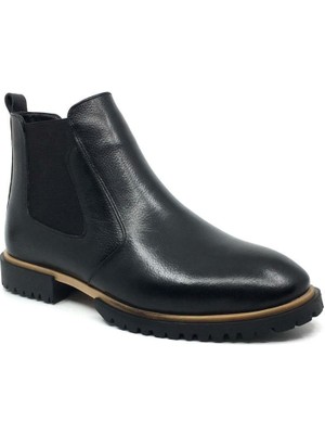 Taşpınar  Deri Çift Lastikli Chelsea Erkek Kışlık Günlük Rahat  Klasik Bot 40-44