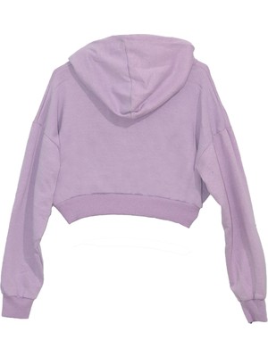 Donna Tocca  Kapşonlu Crop Sweatshirt