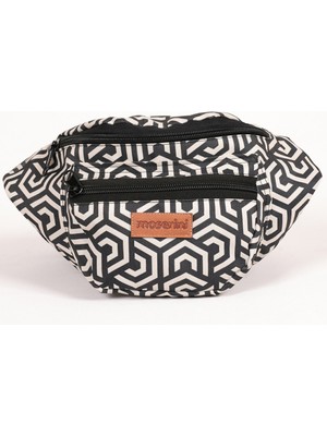 Moserini Unisex Desenli Omuz ve Bel Çantası - Rosetta