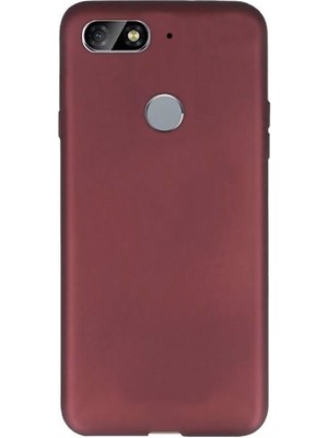 Apsuwa General Mobile Gm8 Go Kılıf Premier Silikon Kılıf Mürdüm
