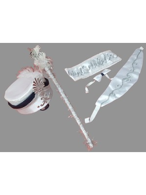 Pazarsen Sünnet Kıyafeti Aksesuar Seti 5 Parça