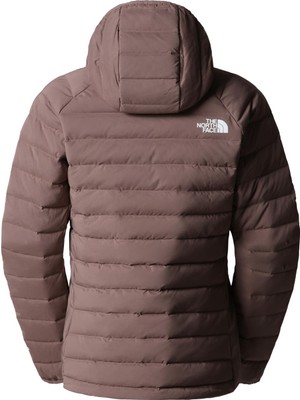 The North Face Belleview Stretch Down Hoodie Kadın Kahverengi Kapüşonlu Mont