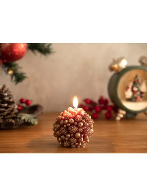 English Home Pinecone Ball Mum